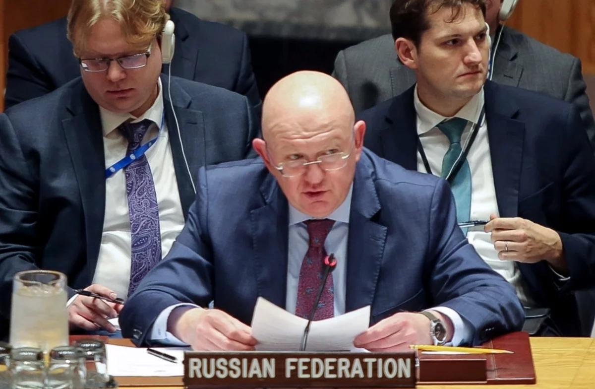 Read more about the article Небензя показал в СБ ООН фотографии убитых при теракте ВСУ в Старобельске